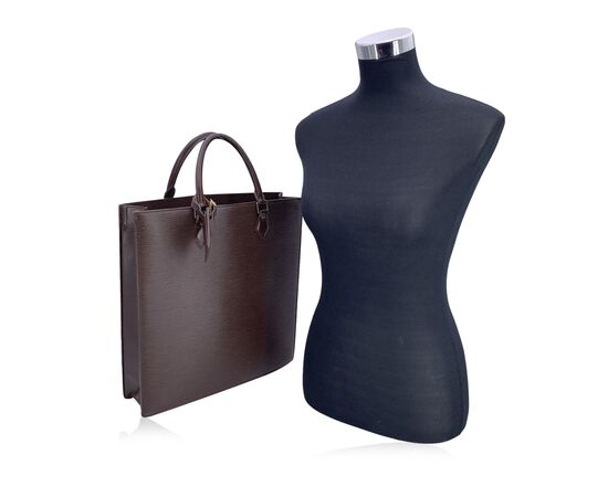 LOUIS VUITTON Borsa Shopper Vintage in Pelle Col. Marrone Plat M
