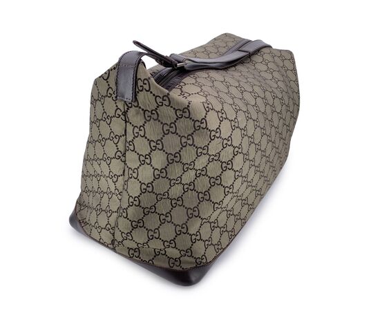 GUCCI Borsa da Viaggio in Tela Col. Marrone Interlocking L