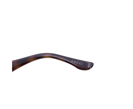 GUCCI Occhiali da Sole in Plastica Col. Marrone