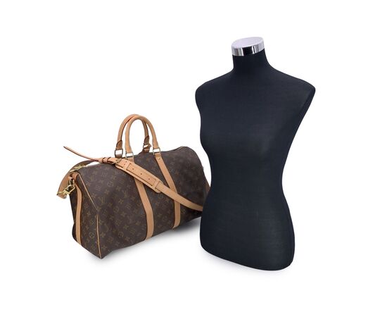 LOUIS VUITTON Borsa da Viaggio in Tela Col. Marrone Keepall L