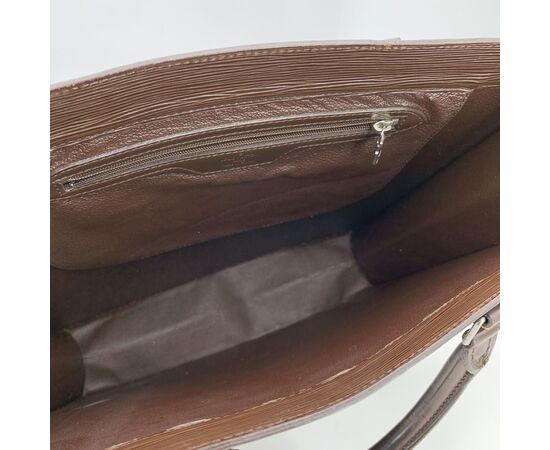 LOUIS VUITTON Borsa Shopper Vintage in Pelle Col. Marrone Plat M