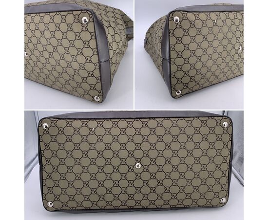 GUCCI Borsa da Viaggio in Tela Col. Marrone Interlocking L