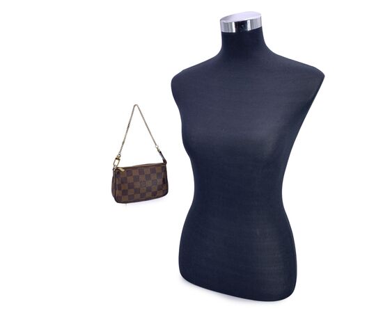 LOUIS VUITTON Pochette in Tela Col. Marrone Pochette Accessoire S