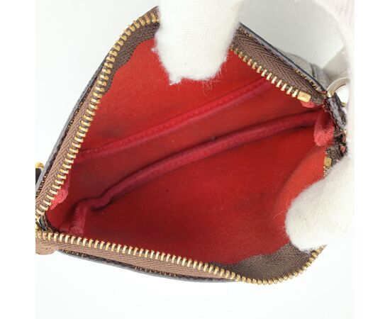 LOUIS VUITTON Pochette in Tela Col. Marrone Pochette Accessoire S