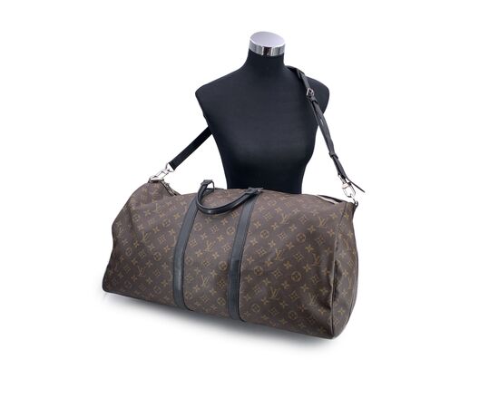 LOUIS VUITTON Borsa da Viaggio in Tela Col. Marrone Keepall L