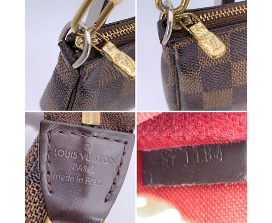 LOUIS VUITTON Pochette in Tela Col. Marrone Pochette Accessoire S