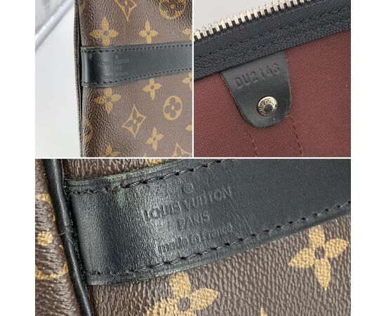 LOUIS VUITTON Borsa da Viaggio in Tela Col. Marrone Keepall L