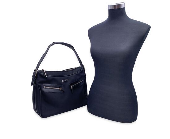 GUCCI Borsa a Tracolla in Tela Col. Nero Hobo M
