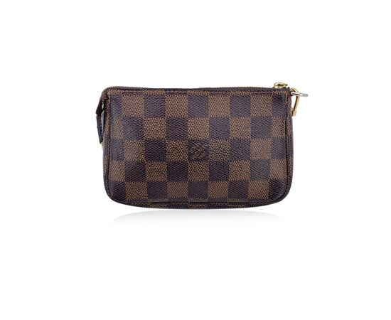 LOUIS VUITTON Pochette in Tela Col. Marrone Pochette Accessoire S