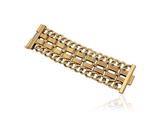 GIANFRANCO FERRE Bracciale Vintage in Metallo Col. Oro