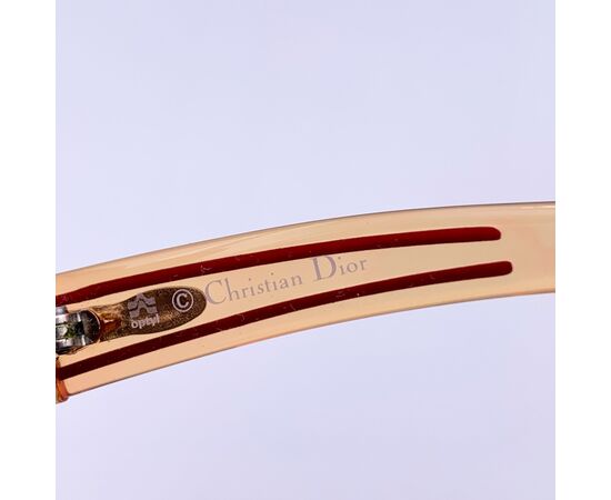 DIOR Occhiali da Sole Vintage in Acetato Col. Arancione
