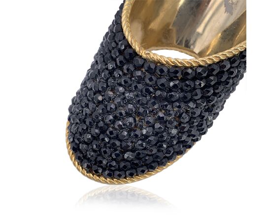 GIANFRANCO FERRE Bracciale Vintage in Metallo Col. Nero