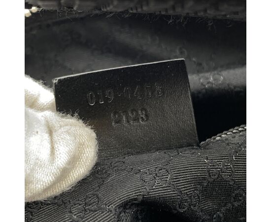 GUCCI Borsa a Tracolla in Tela Col. Nero Hobo M