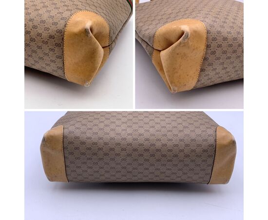 GUCCI Borsa Shopper Vintage in Tela Col. Beige Ophidia M