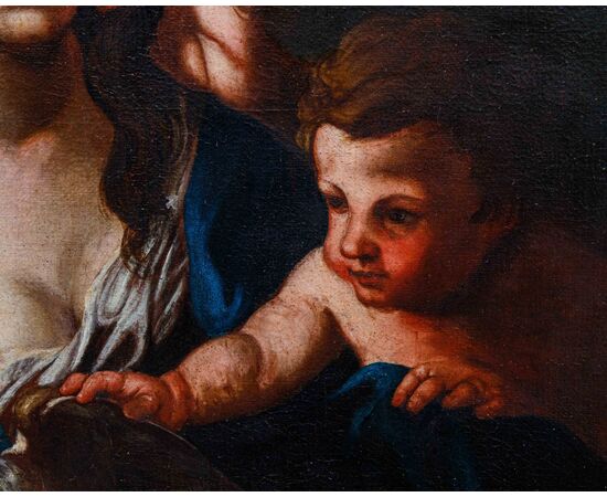 XVII Secolo, Scuola emiliana, Venere, Amore e colomba