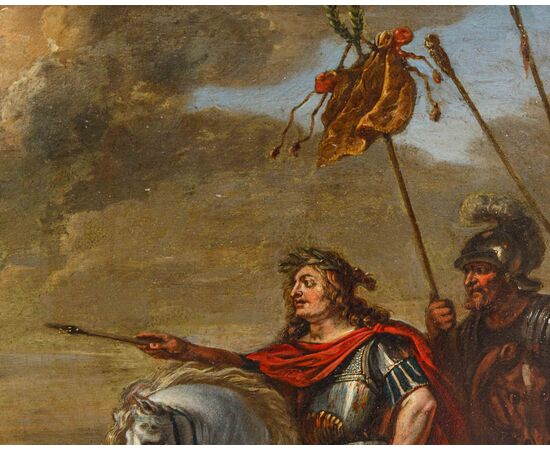 Vincent Malò (Cambrai 1602/06-Roma 1644), La crocifissione di S. Andrea