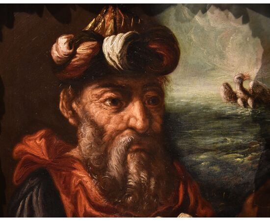 Ritratto dell'alchimista Ermete, Pittore manierista fiammingo XVII secolo