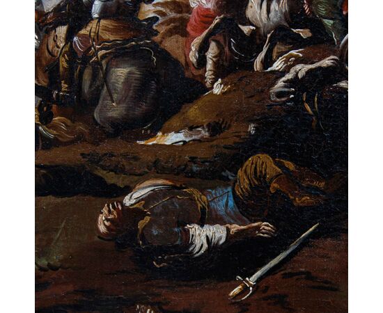 Scuola napoletana del XVII secolo, Scene di battaglia tra cristiani e turchi