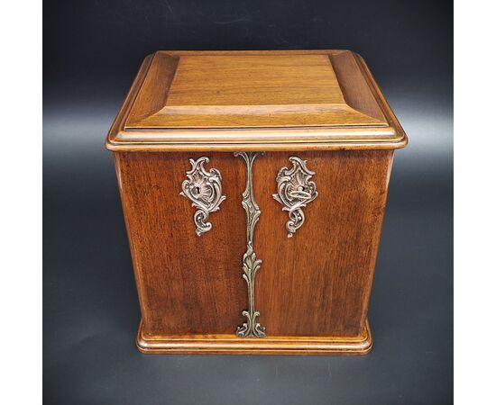 Scatola per sigari antica, Humidor, epoca fine 800 