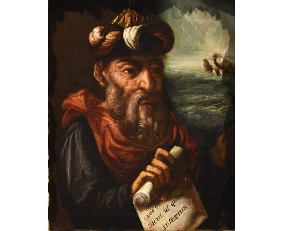 Ritratto dell'alchimista Ermete, Pittore manierista fiammingo XVII secolo