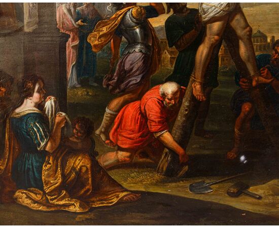 Vincent Malò (Cambrai 1602/06-Roma 1644), La crocifissione di S. Andrea