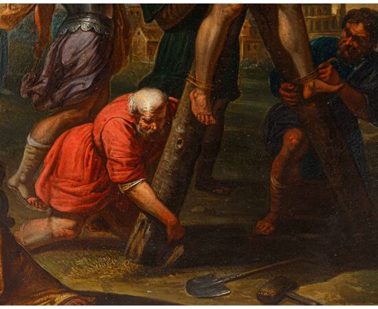 Vincent Malò (Cambrai 1602/06-Roma 1644), La crocifissione di S. Andrea