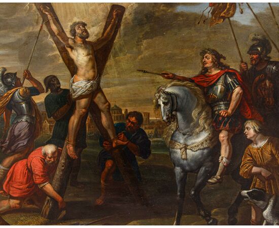 Vincent Malò (Cambrai 1602/06-Roma 1644), La crocifissione di S. Andrea