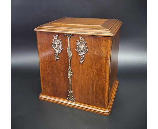 Scatola per sigari antica, Humidor, epoca fine 800 