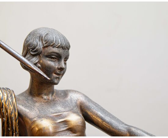J. Dauvergne (XIX-XX), Diana caccia le antilopi