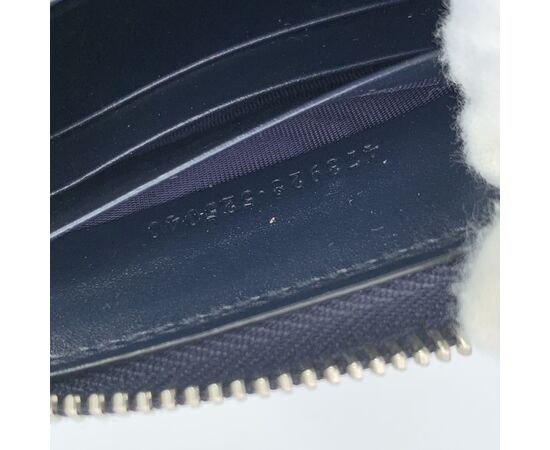 GUCCI Portafoglio in Pelle Col. Blu Continental M