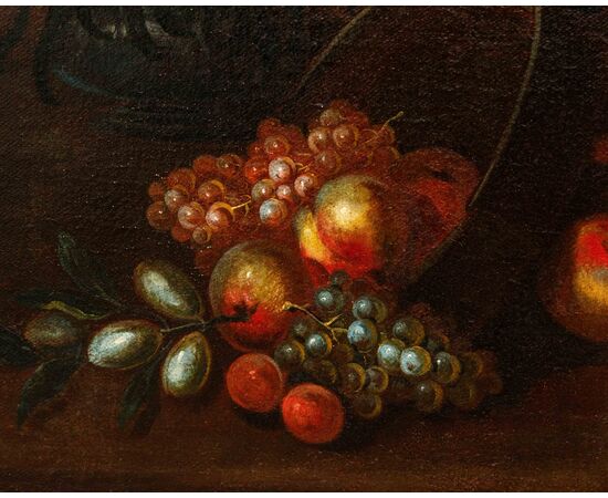 Domenico Levo (attivo nella seconda metà del XVII secolo), Natura morta con fiori e frutta