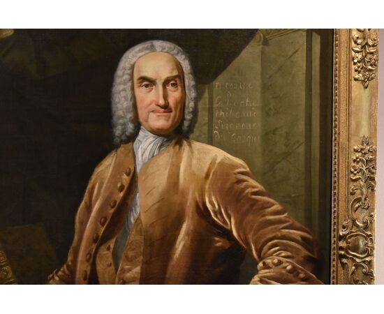Ritratto di notabile nel suo studio, Thomas Hudson (Devon 1701 - Londra 1799)