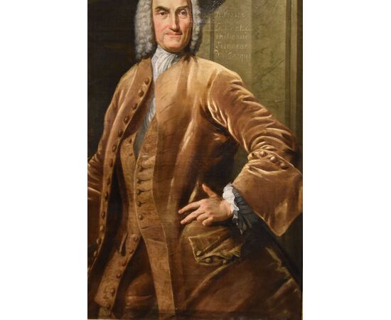 Ritratto di notabile nel suo studio, Thomas Hudson (Devon 1701 - Londra 1799)
