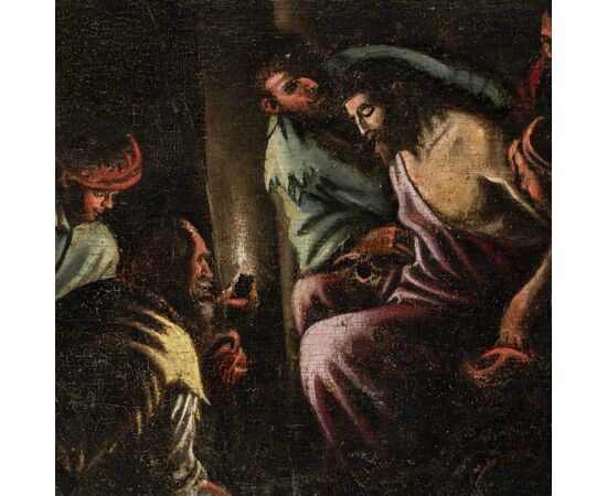 Seguace di Jacopo Da Ponte, detto Jacopo Bassano (Bassano del Grappa 1510 ca. - Bassano del Grappa 1592) - Cristo deriso.