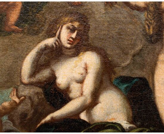 Scuola napoletana del XVII-XVIII secolo, Bacco e Arianna abbandonata da Teseo