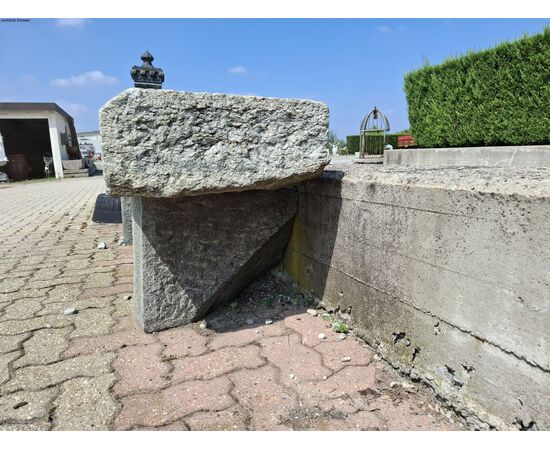 Panca in pietra H61 - 207x50