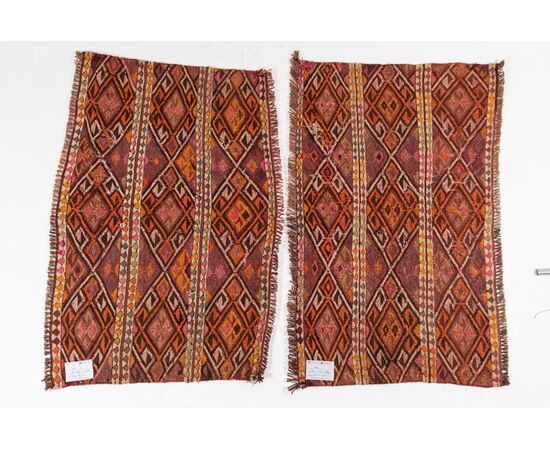 Coppia piccoli kilim BESHIR - n.190 e 191 -