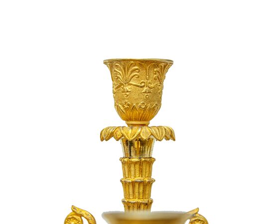 Francia, epoca Impero, Coppia di candelabri a quattro luci
