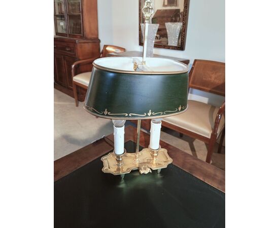 Lampada buillotte in ottone XX sec.