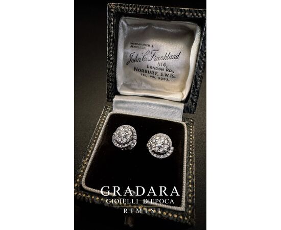 Orecchini  con  Diamanti   0.70 ct.