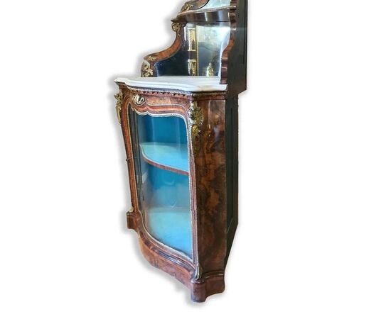  Elegante angoliera legno e bronzo dorato, XIX Secolo