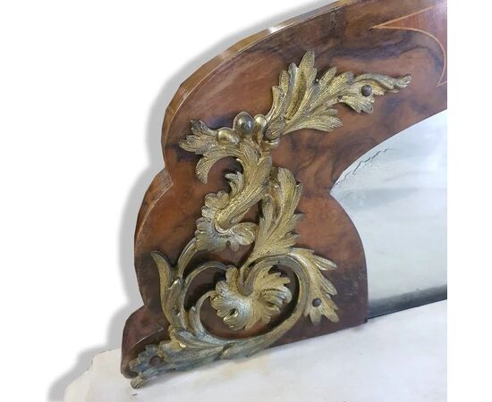  Elegante angoliera legno e bronzo dorato, XIX Secolo