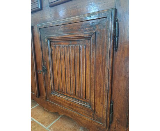 Credenza in ciliegio del '700 con alzata
