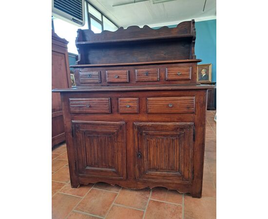 Credenza in ciliegio del '700 con alzata