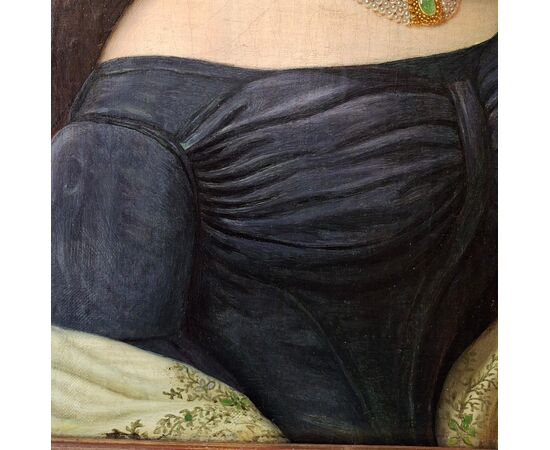 Ritratto di giovane gentildonna, scuola inglese