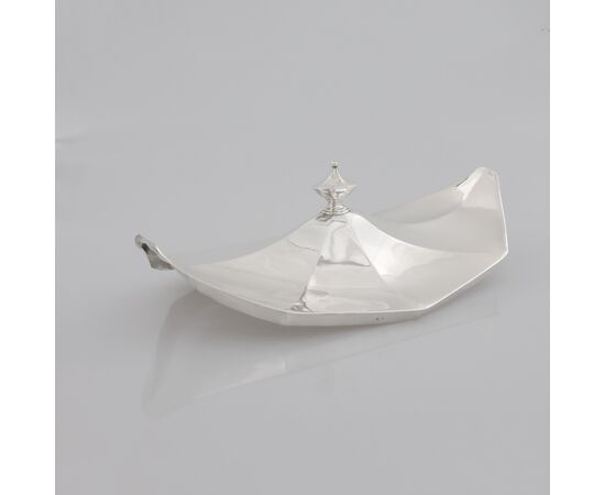 Zuppiera e coperchio in argento sterling Giorgio IV, Henry Chawner, Londra, 1828