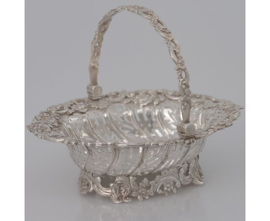 Contenitore per tè Giorgio II montato in argento sterling, Londra, 1754