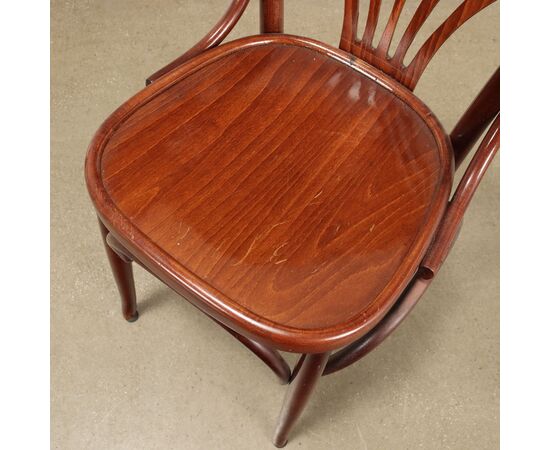 Gruppo di 6 Sedie in Stile Thonet Lombardia XX Secolo