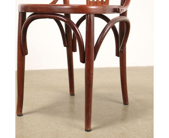 Gruppo di 6 Sedie in Stile Thonet Lombardia XX Secolo
