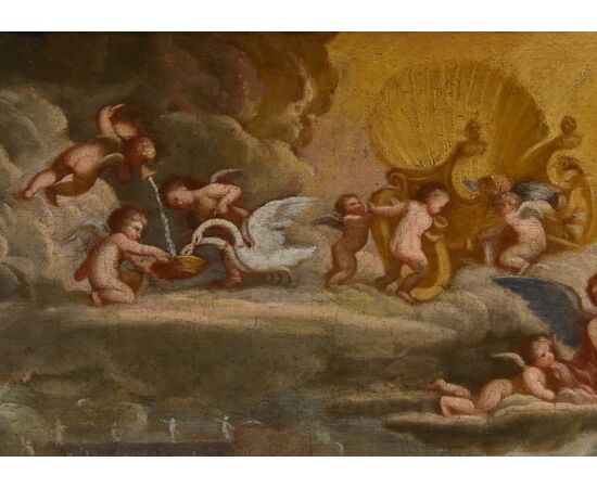 La Toeletta di Venere, Francesco Albani (Bologna 1578 - 1660) Seguace di